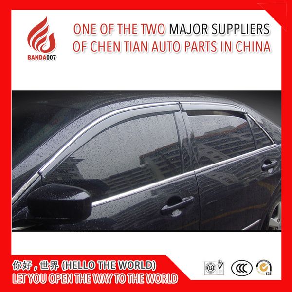 

4 piece injection molding trim vent shade rain sun wind deflector window visor for accord 2003-2007 2008-2013 2014-2016