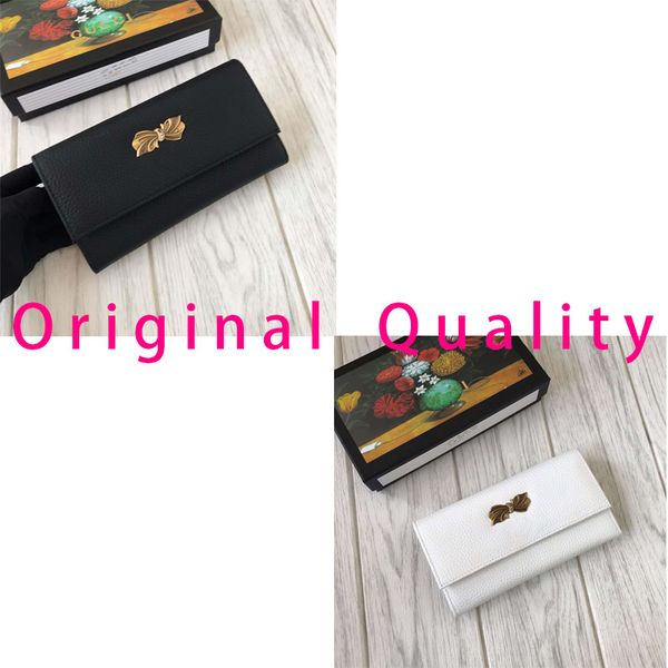 

luxury womens wallet famous brand designer clutch bag leather bow long purses 2019 new, Red;black