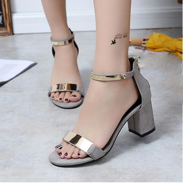 

sandals summer open toe women sandles thick heel shoes ladies 2021 platform sandalia masculina adulto#, Black