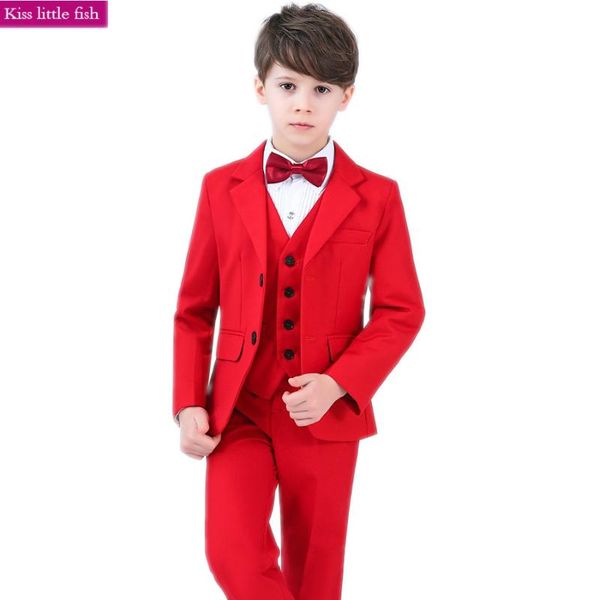 

red boy wedding attire elegant suit boys, Blue