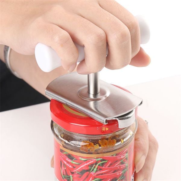 

manual stainless steel easy can jar opener adjustable 1-4 inches cap lid openers tool kitchen gadgets jk1911