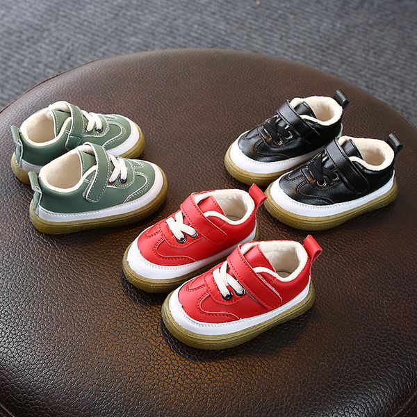 

winter boys casual cotton sneakers baby soft toddler shoes children shoes infant boy leather baby