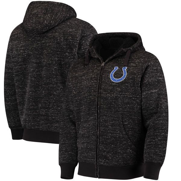 

men indianapolis colts g-iii sports by carl banks discovery sherpa full-zip nfl jacket - heathered black, Blue;black