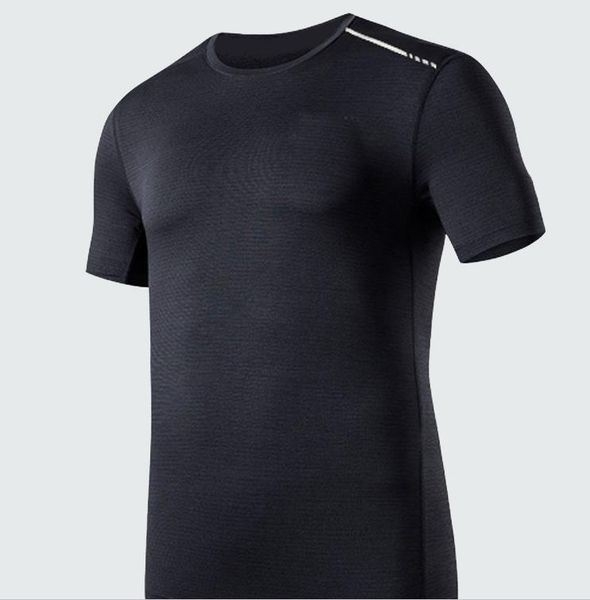 

high-elastic sports running suit short-sleeved men's shirt summer sweat-absorbent and quick-drying fitness clothes t-shirt loose large