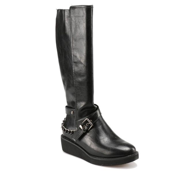 

flo f17120 black women boots miss f