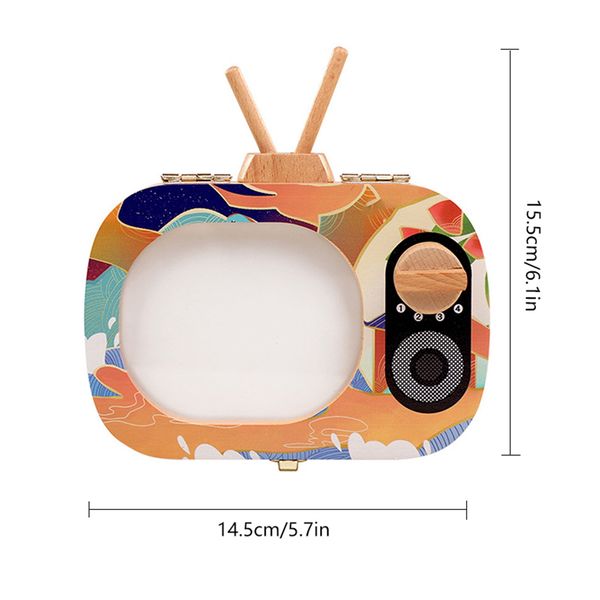 

baby tooth keepsake box wooden teeth box tv shaped tooth keepsake box teeth storage keepsakes announcements collecting gift