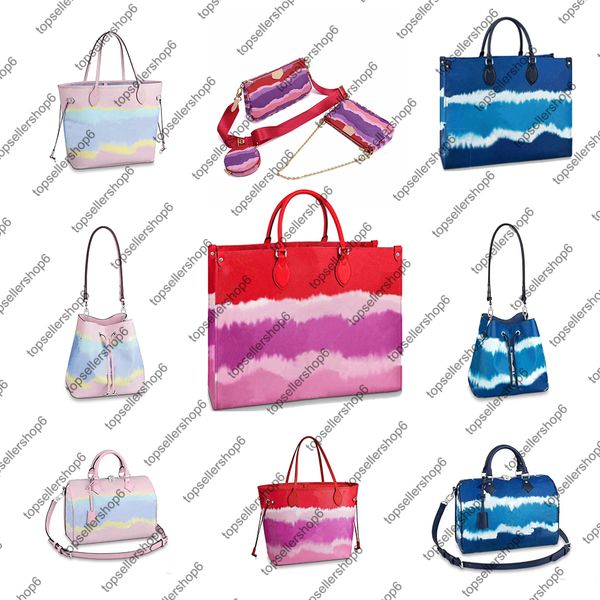 

women tie dye handbag bag purse clutch tote crossbody genuine leather evening bag shopping shoulder bag