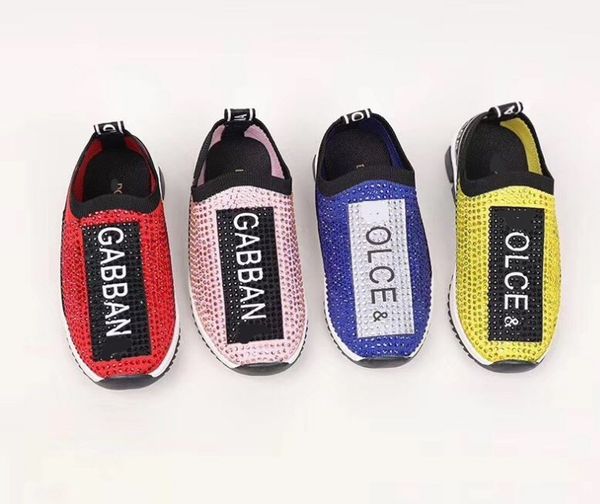 

new flash drill leisure leather fashion shoes for boys and girls in 2019, Black;red