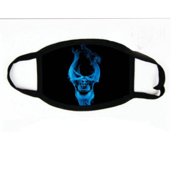 

funny face mask reusable cartoon print designer dustproof mask ultraviolet-proof washable running riding bike protective mask bwe504