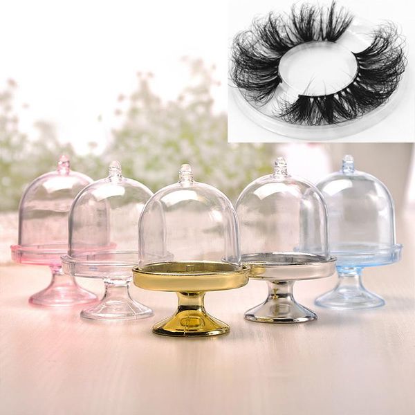 

new 25mm false eyelashes20pcs transparent packaging box 3d mink eyelash private label custom box eyelashes vendor makeup