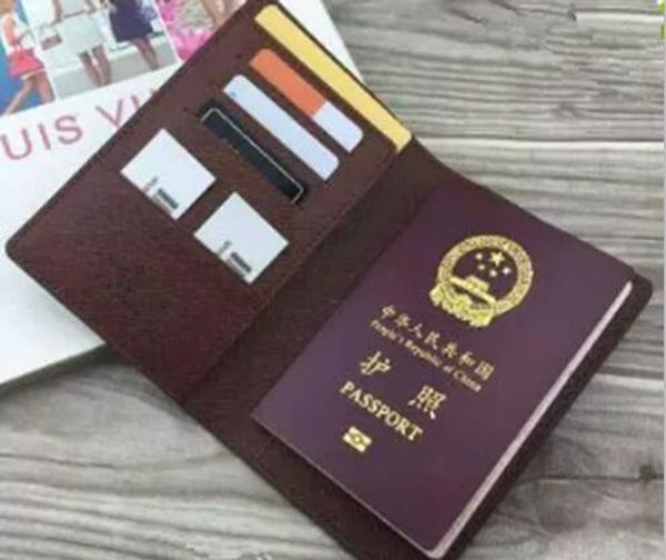 

women leather passport cover brand credt card holder men business travel passport holder wallet covers for passports carteira masculina, Brown;gray