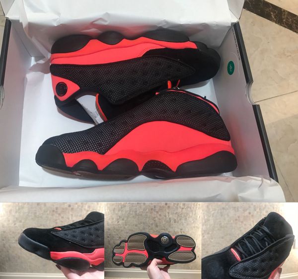 

13 2019 retro low black orange men basketball shoes 13s lack cat cap zapatillas chaussures gym trainers mens sports sneakers