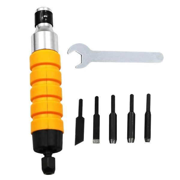 

absf wood chisel carving tool tube chuck attachment for electric drill flexible shaft
