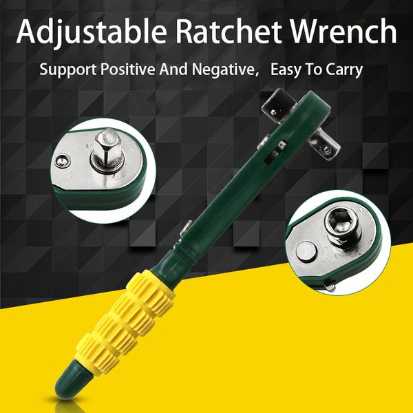 

mini wrench tools 1/4 head screwdriver pole 6.35mm inner hexagon ratchet adjustable socket carbon steel wrench home improvement