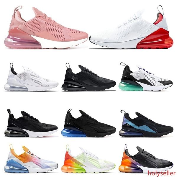 

fashion running shoes for men triple black white black gradient rainbow firecracker laser fuchsia womens sport sneaker size 36-45