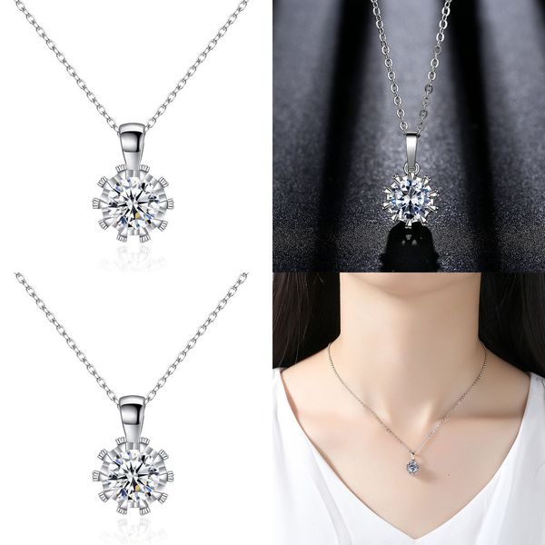 

necklace pendeloque cut woman gift concise personality vintage choker necklaces pendant jewelry silver chains 18 inch accessories jewelry