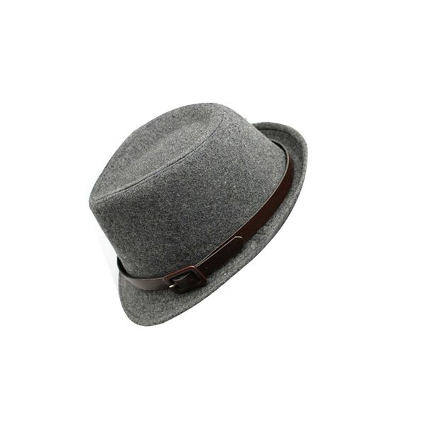 

fashion cute kid children gentleman woolen hat cap headwear grey/black eig88, Blue;gray