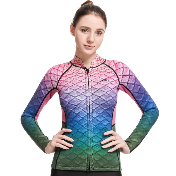 

suit factory for custom bust straight long sleeve female diving suits, surfing cross-border for spot wholesale clothing