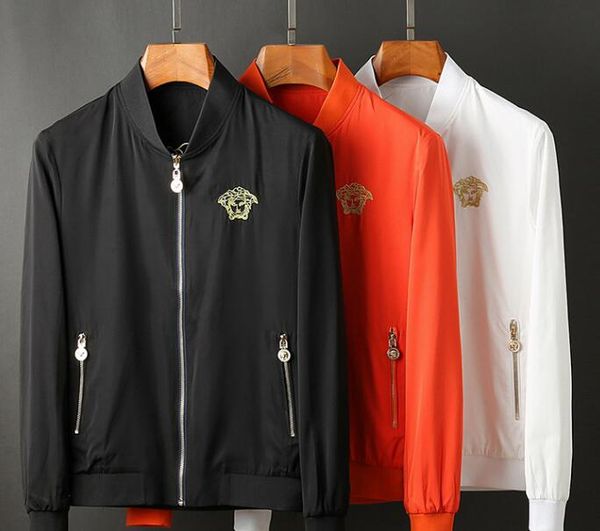 

0 Versace Y-3 весна и осень новый высококачественный мужской дизайнерский Локомотив ВВС № 1 ветровка куртка