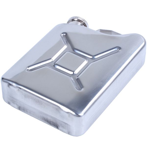 

mini stainless steel 5oz hip flask liquor whiskey alcohol fuel gas gasoline can other home storage organization