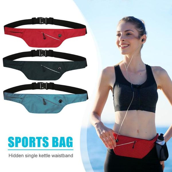 

outdoor running waist bag single kettle waist belt bag portable fitness sports packs fanny pack pack belly bags