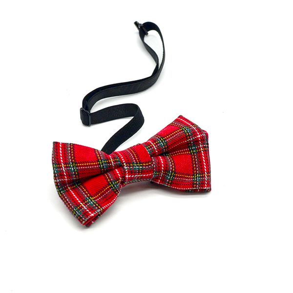 

children's bow tie children's plaid collar flower boys and girls school performance chaobao autumn and winter clothing with, Black;gray