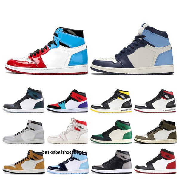 

новое поступление 1 1s мужская баскетбольная обувь корт фиолетовый бесстрашный обсидиан мокко unc turbo зеленый мужской тренер спортивные кр