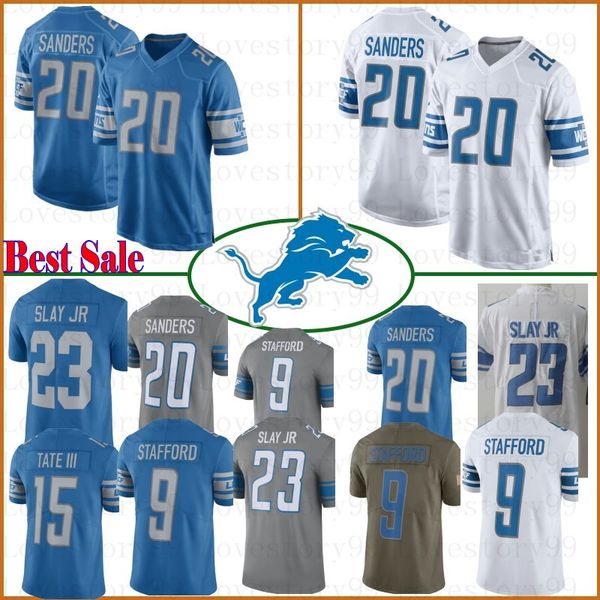 

Detroit Jerseys Lion 9 Matthew Stafford 23 Darius Slay JR 20 Barry Sanders 15 Golden Tate III Jerseys Color Rush 100% Stitched 2019 New Hot