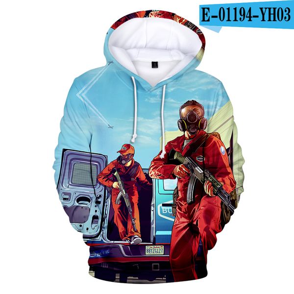 

new kpop la casa de papel money heist house of paper 3d hoodies men/women personality fashion streetwear sweatshirts, Black