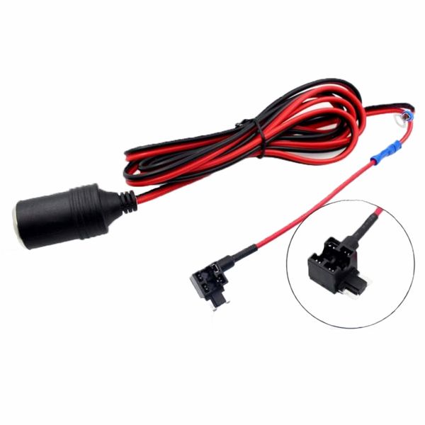 

1.5mm cigarette lighter female socket with 2m cable+ car fuse box holder for micro mini standard auto fuse