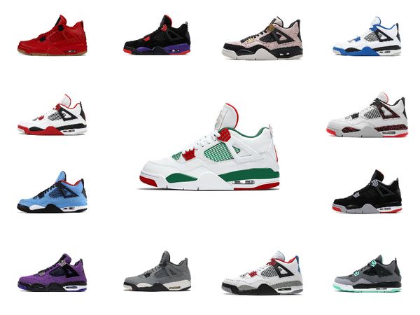 

2020 newmens trainers basketball shoes 4 court purple 95 neon white cement bred black cat cool grey pure money fashion sports sneakersmnhj15
