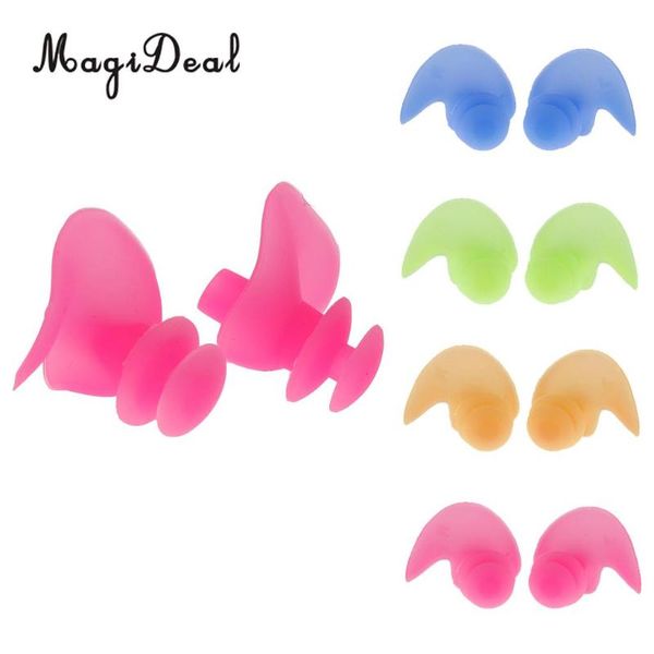 

magideal waterproof soft silicone swimming earplugs prevent water ear plugs jellyfish style for hearing protection