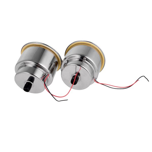 

2pcs stainless steel recessed cup drink holder&led for boat camper truck car