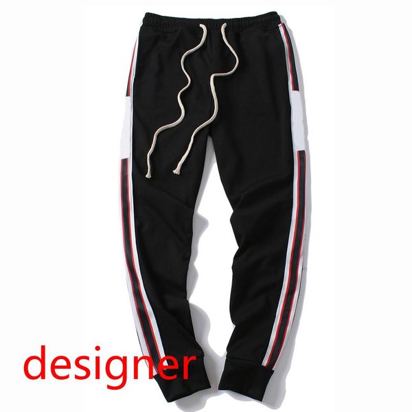 

19fw logo mens designer pants made in italy men luxury sweatpants letters printed long fashion joggers track pant clothes m-2xl, Black