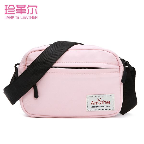 

jane's leather crossbody bags for women men 2019 casual style waterproof shoulder messenger bag yellow green pink black colors