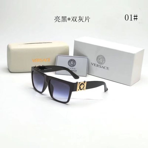 

2020 Новый Бренд Versace Дизайнеры Солнцезащитные Очки Мужчины Женщины Рамка Стеклянная Линза Вождения Солнцезащитные Очки