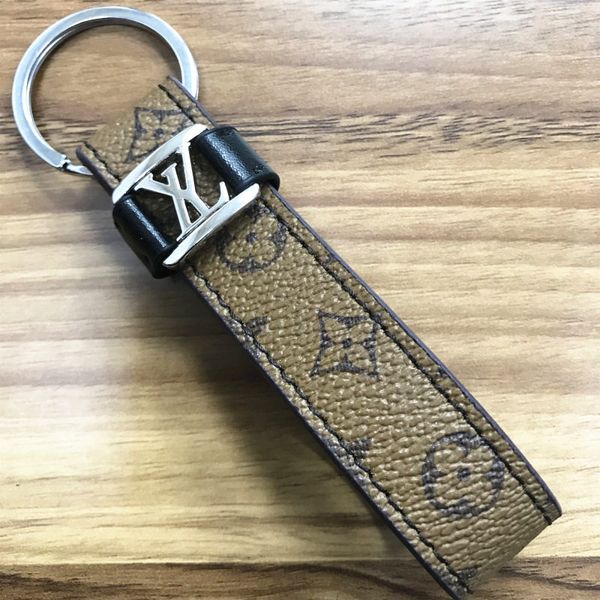 

Кожа брелок Lanyard Роскошная брелок автомобиля Аксессуары Подвеска Vintage Универсальные Восемь цветов Lattice Мода Бизнес