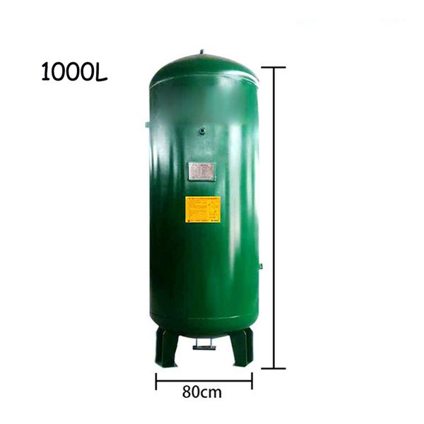 

air compressor gas storage tank high-quality vertical vacuum tank carbon steel gas cylinder air 1000l 8kg 0.8mpa rp3/4 r1/2