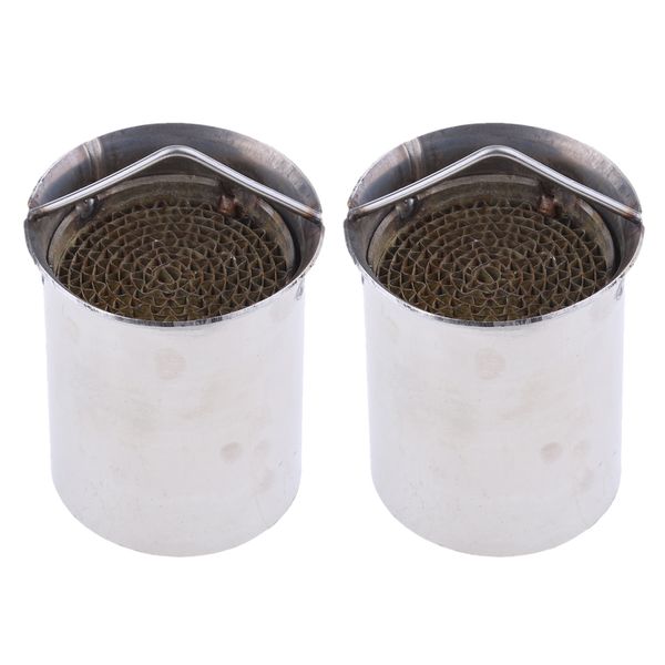 

2pcs 51mm motorcycle stainless steel exhaust muffler silencer pipe plug
