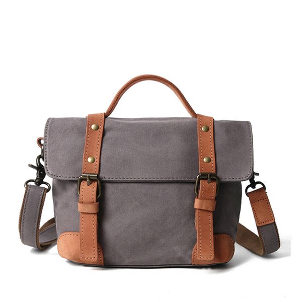 

small vintage women canvas messenger bag vintage crossbody shoulder bag handbag