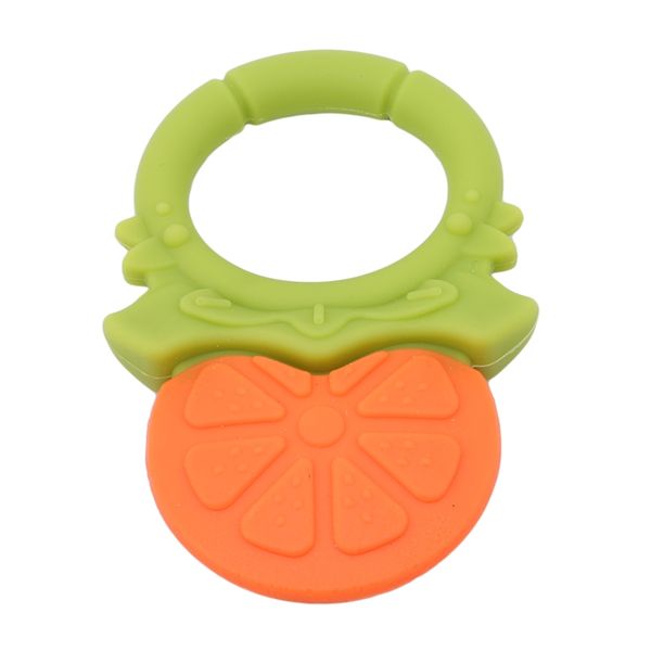 

baby silicone fruit grape strawberry orange teether teething chew ring toy gift