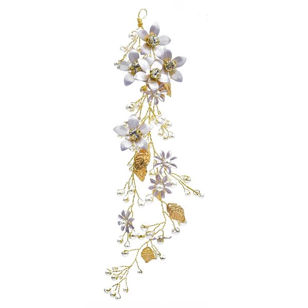 

мода золото с имитацией груши кристалл лист цветок волос группа свадебное платье аксессуары свадебные аксессуары для волос, Golden;silver