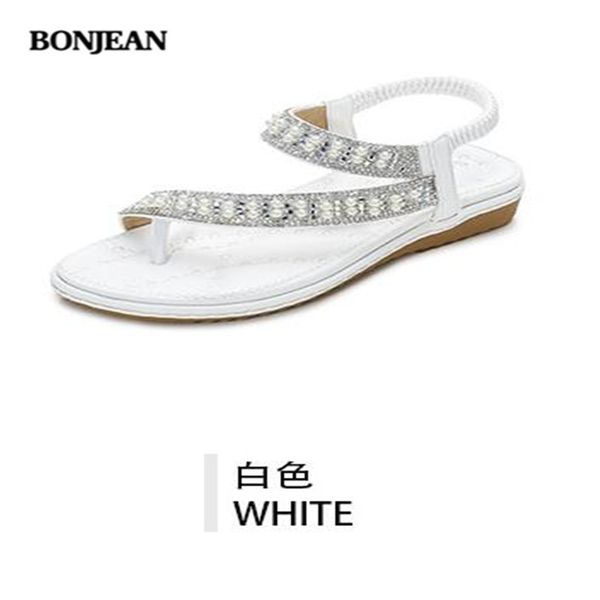 

2020 new summer pearl diamond women's shoes ing, Black