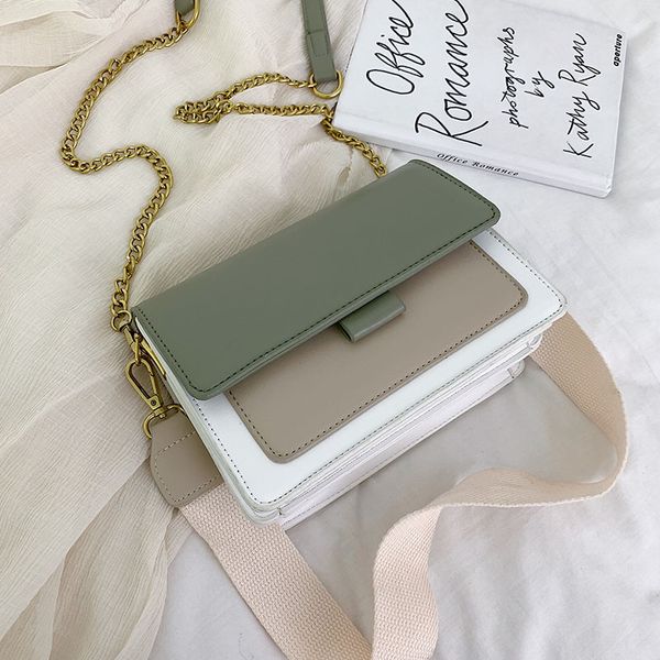 

2020 новых женщин мешок цепи мешок женщин способа плеча pu кожаный дамы посланника небольшой площади корейский