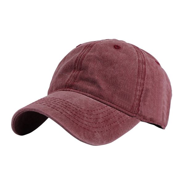 

nylon watermelon red solid color classic style baseball cap all cotton made adjustable men baseball hat women low hat visera#smt, Blue;gray