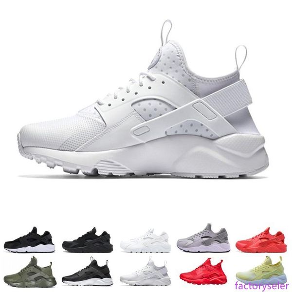 

дизайнер huarache 4.0 1.0 тапки для женщин людей кроссовки тройной черный huaraches дышащие кроссовки на открытом воздухе обувь размер 36-45