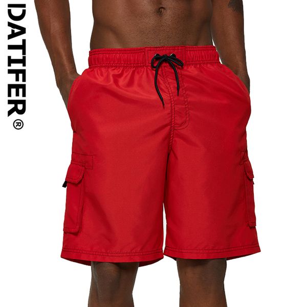 

datifer men board shorts 2020 running pants plus size polyester surfing trunks dc02 new men's swimwear