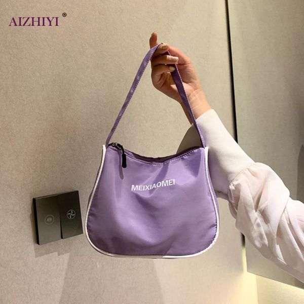 

2020 new women retro nylon handbag casual clutch ladies fashion small shoulder bag