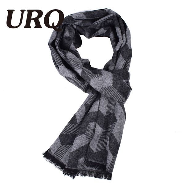 

urq] magic version luxury design scarf man soft warm winter long scarves business man style wraps muffler a3a18901, Blue;gray