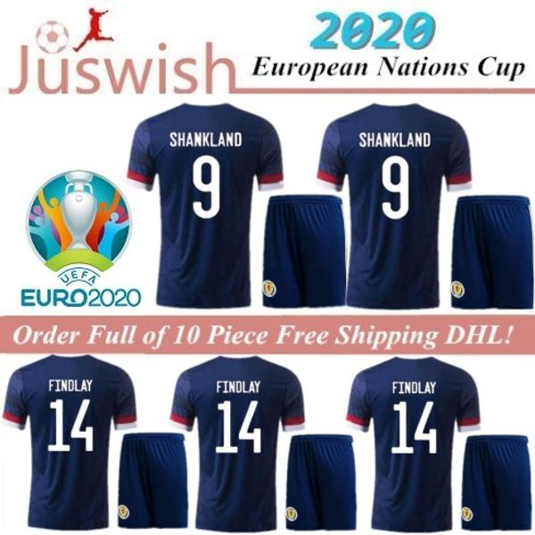 

men 2020 scotland soccer jerseys sets 20 21 home bobertson fraser armstrong burke ccgregor forrest men jersey football shirts, Black